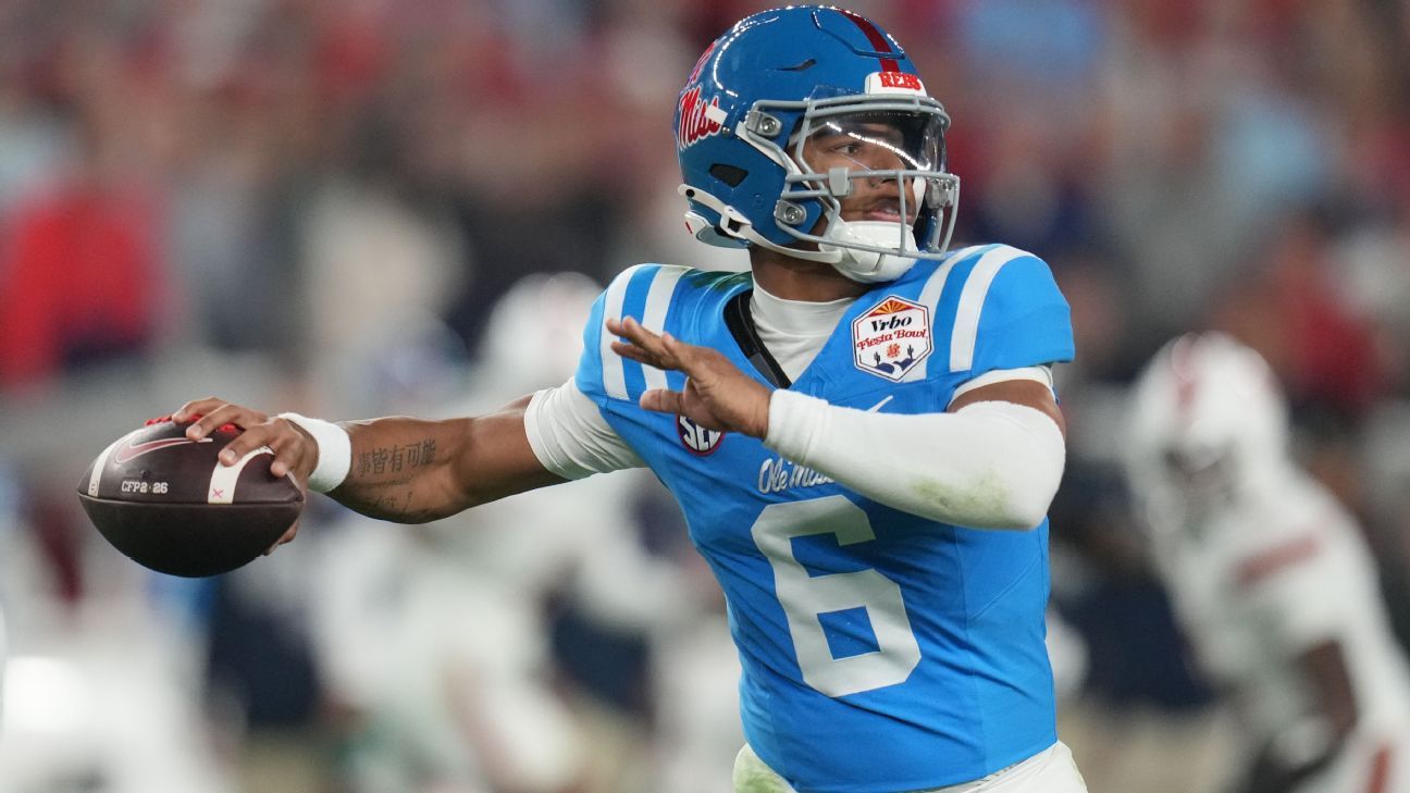 Ole Miss QB Chambliss clears hurdle to play in '26