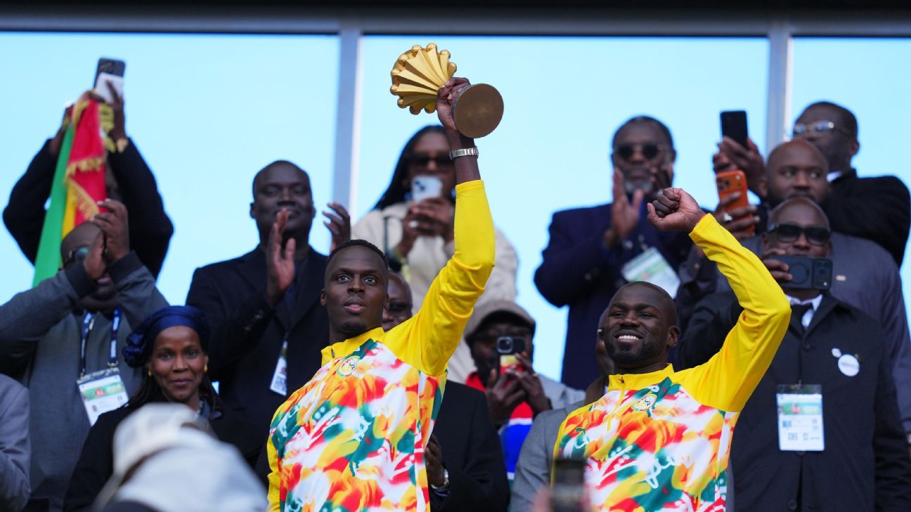 Senegal parade AFCON trophy despite CAF ruling