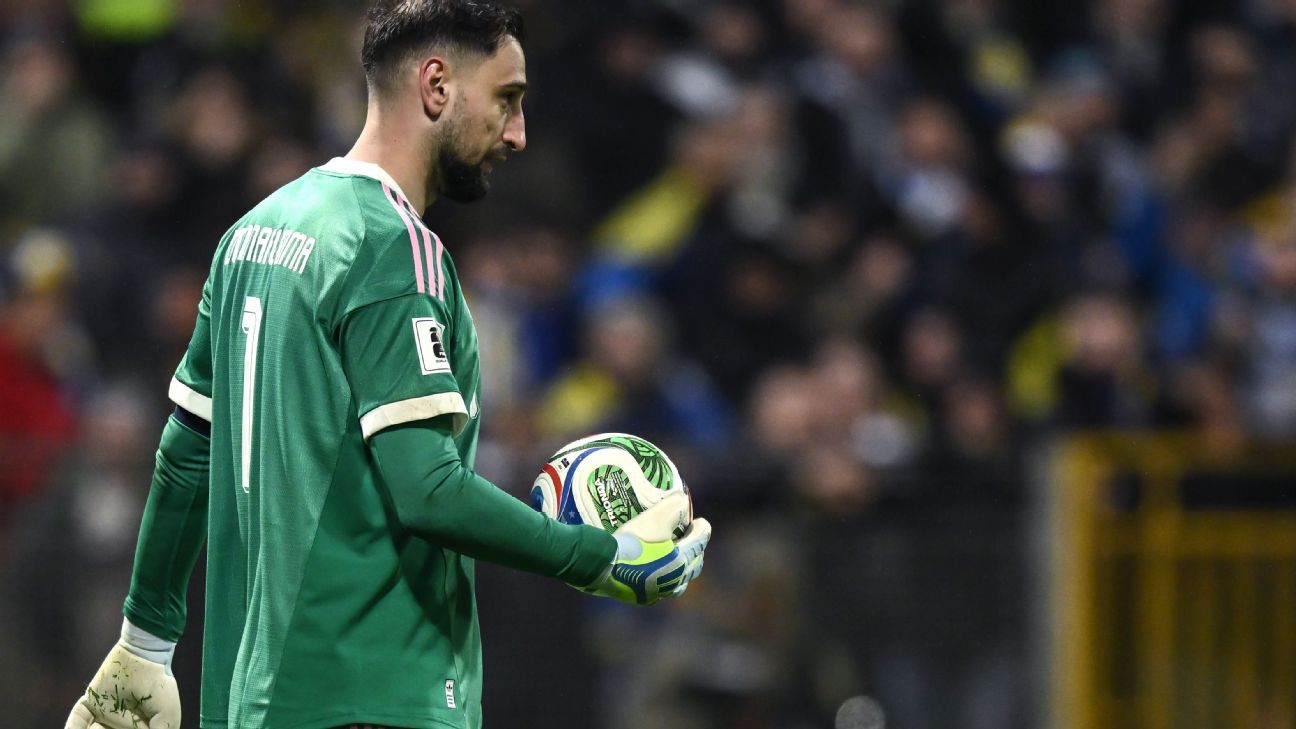 Donnarumma 'cried with sadness' after Italy loss