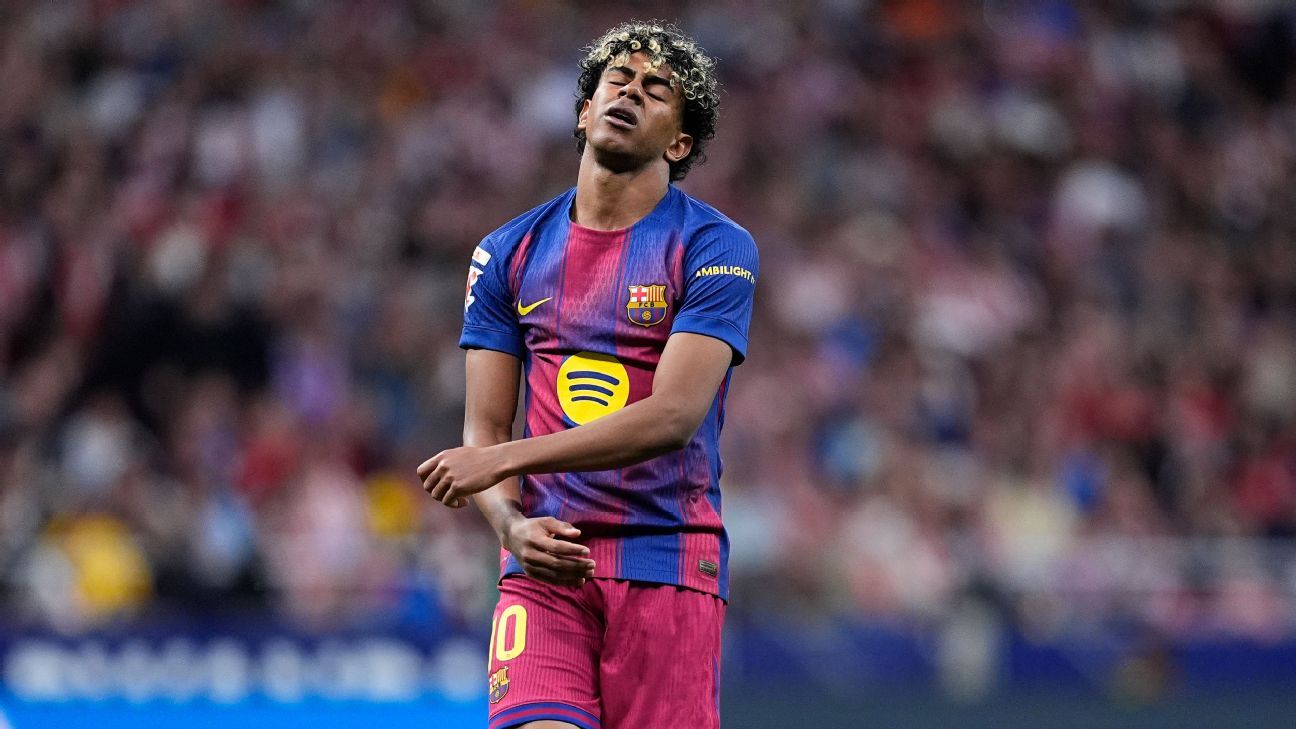 Barcelona boss Flick: 'Angry' Yamal will soon be in 'better mood'