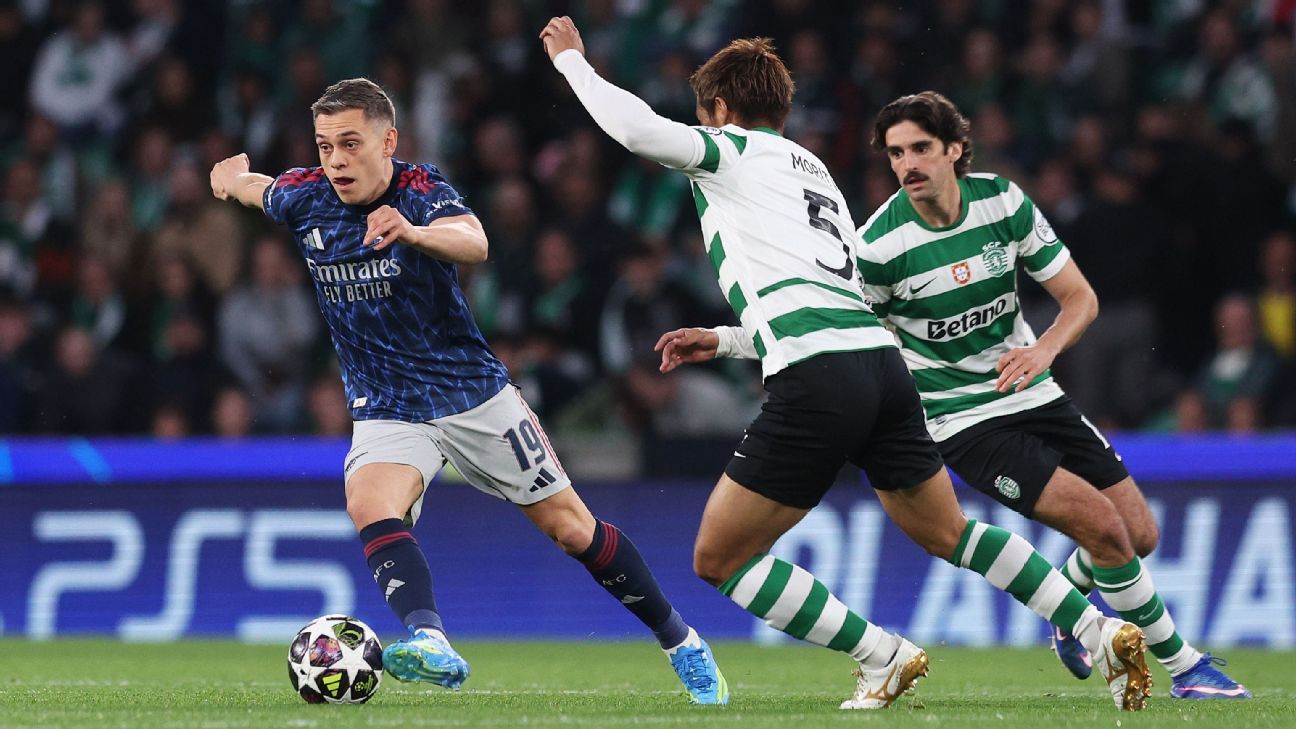 ESPN Sporting CP vs Arsenal match image