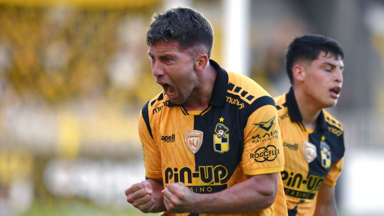 Jugador de Coquimbo Unido en entrenamiento