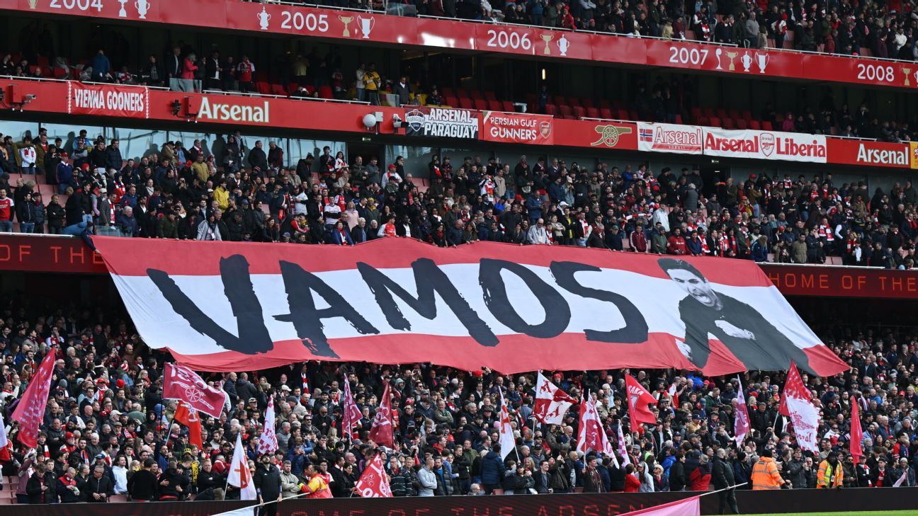 Copy of Arsenal's Arteta praises 'magic' Emirates energy