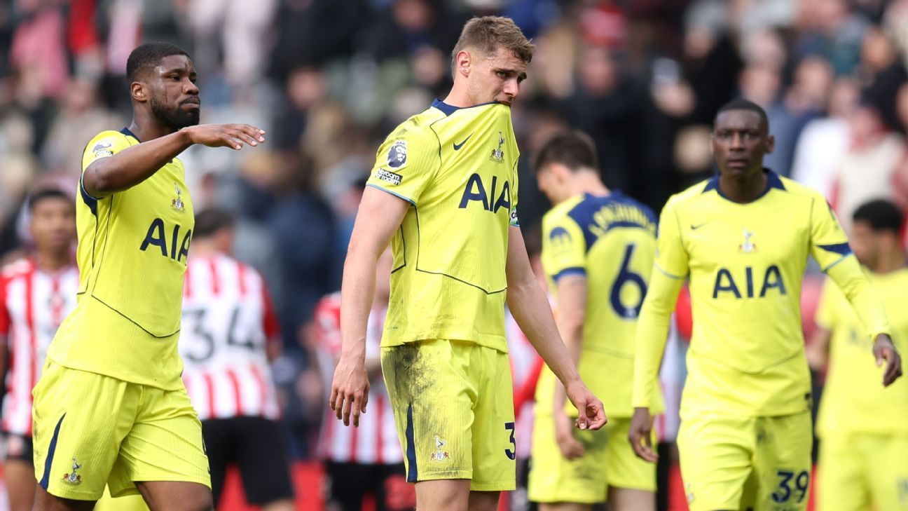 Tottenham's relegation looks increasingly inevitable after loss at Sunderland