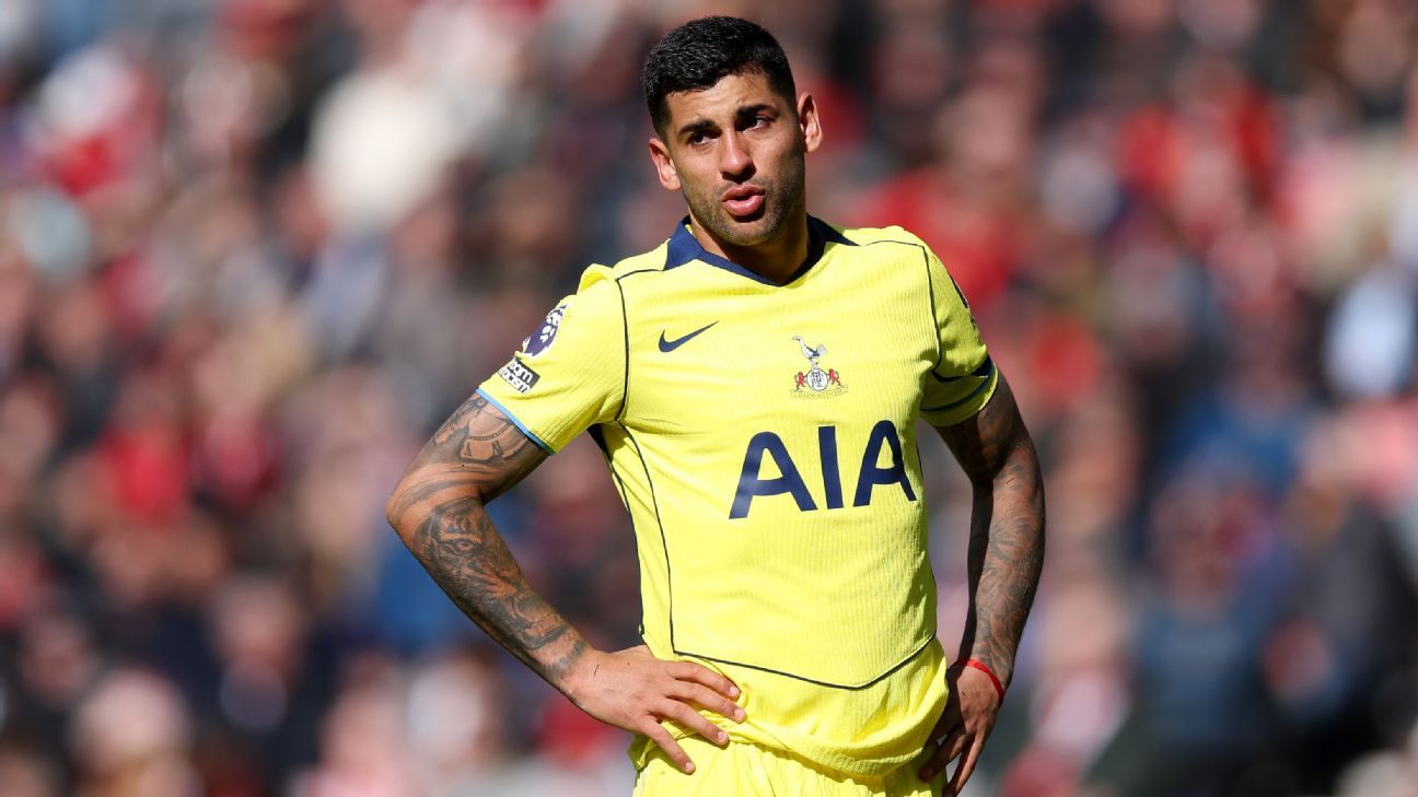 Tottenham defender Cristian Romero out for remainder of the season - sources