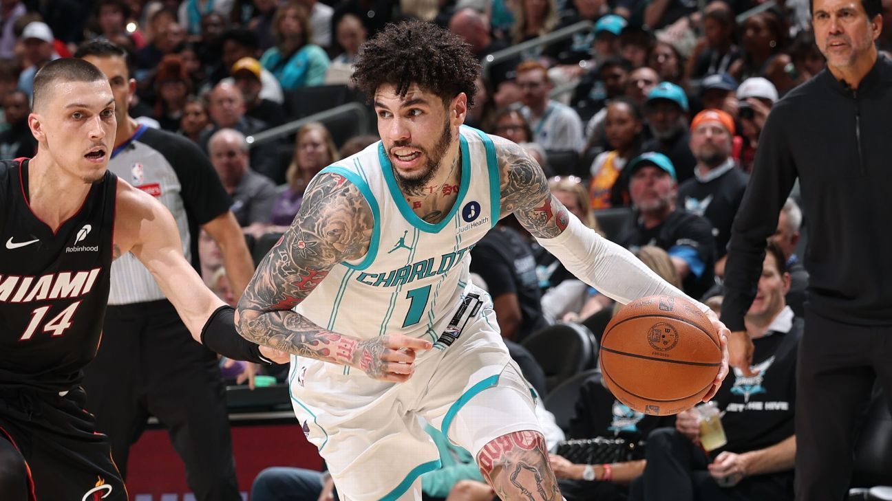 Em prorrogação alucinante, Hornets vencem o Heat no play-in e sobrevivem na temporada