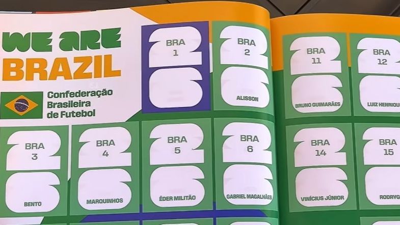 Sem Neymar, álbum da Copa do Mundo viraliza na Espanha com Paquetá e até Rodrygo; veja os 18 nomes da Seleção