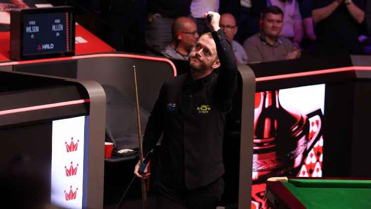 Kejuaraan Snooker Dunia: Mark Allen melawan balik untuk mengalahkan Kyren Wilson