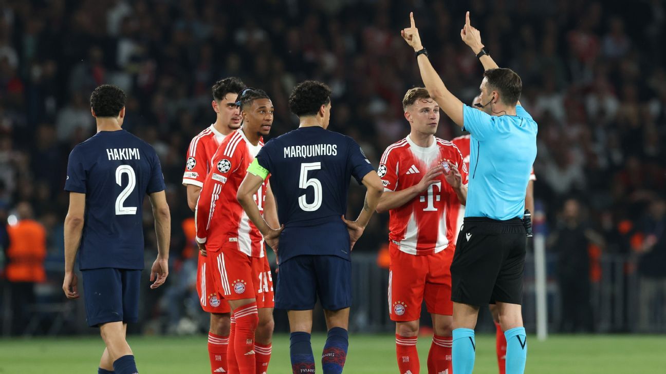 VAR review: Were Bayern wronged by PSG penalty awa...