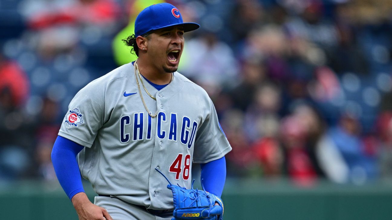 Chicago Cubs ativam o closer Daniel Palencia após lesão na oblíqua