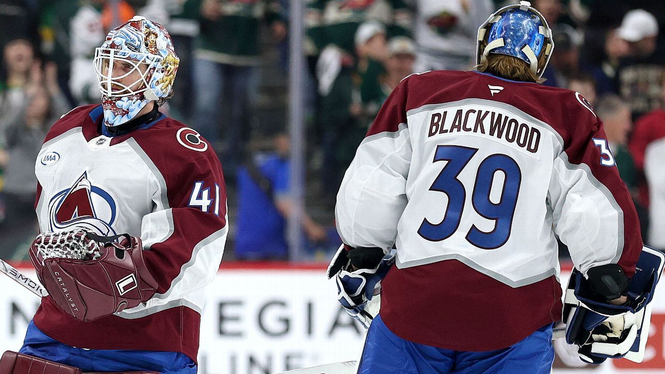 Avalanche Face Goalie Dilemma After Wedgewood Pulled in Postseason Loss to Wild