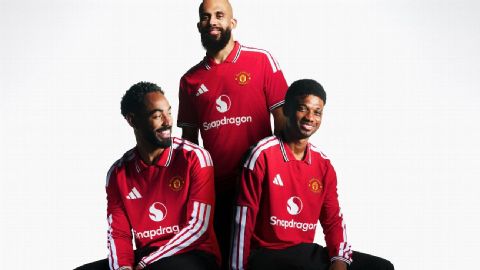 Man United unveil new home kit for UCL return