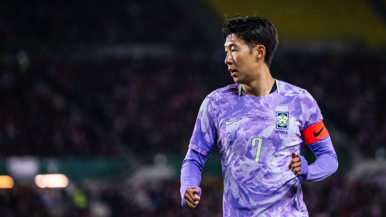 Son Heung-min leads South Korea World Cup squad
