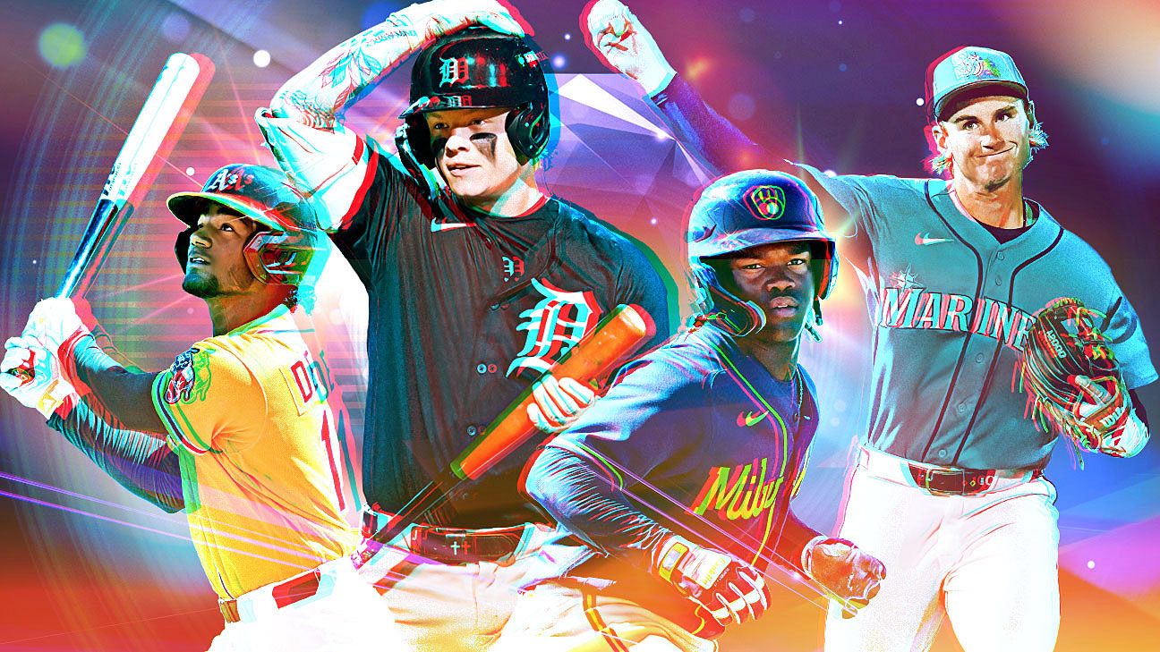 Updated top 50 MLB prospect rankings: Who is the new No. 1 on our list?