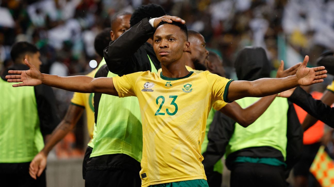 Nkouta, Ngezana miss out on South Africa World Cup squad