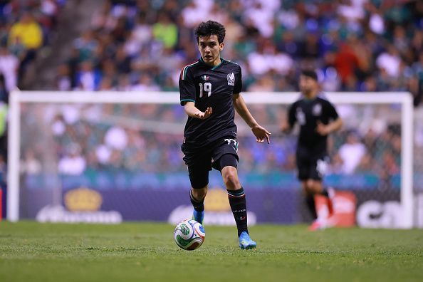 World Cup's youngest player, Mexico's Gilberto Mora, 26 years younger than the oldest