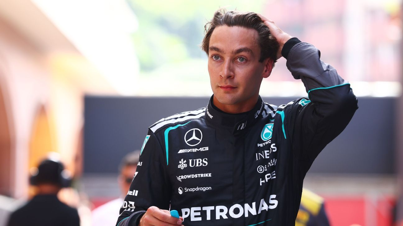 George Russell admite estar 'confuso' após dificuldades no GP de Mônaco