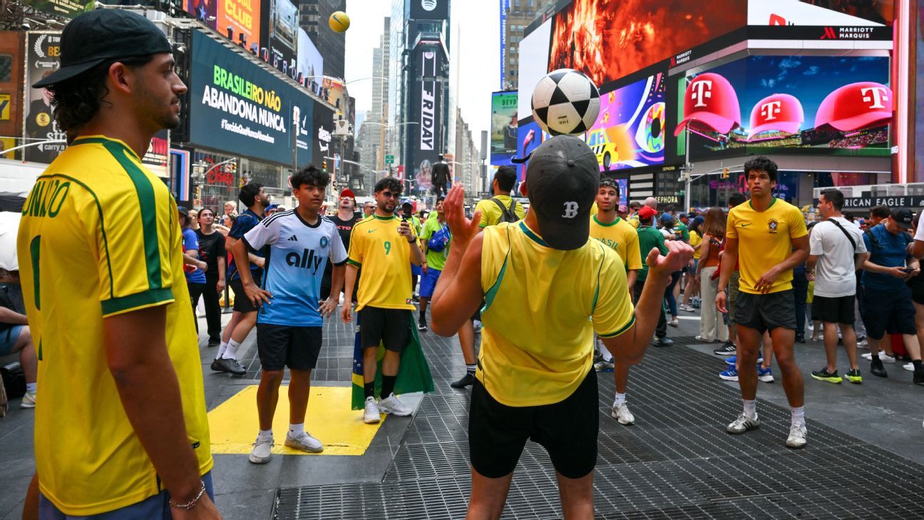 World Cup Daily LIVE: Brazil fans take over NYC ah...