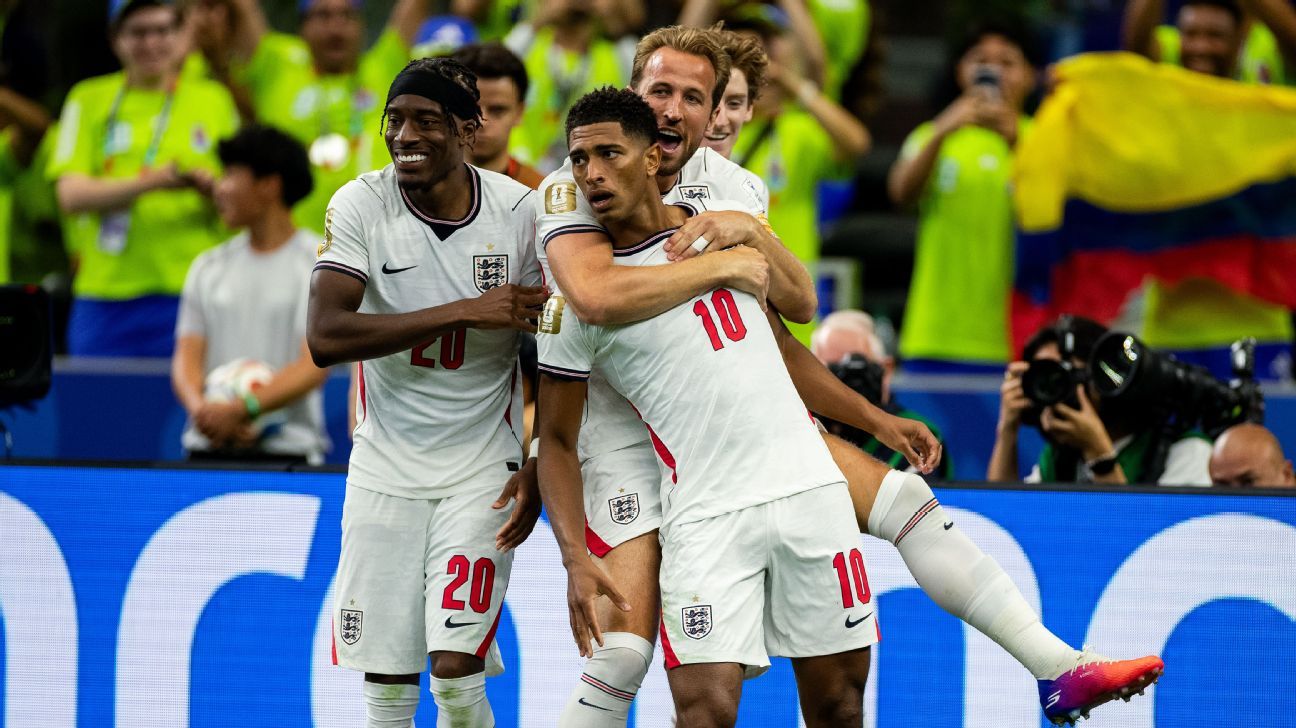 Kane and Bellingham Shine as England Dominates World Cup Match