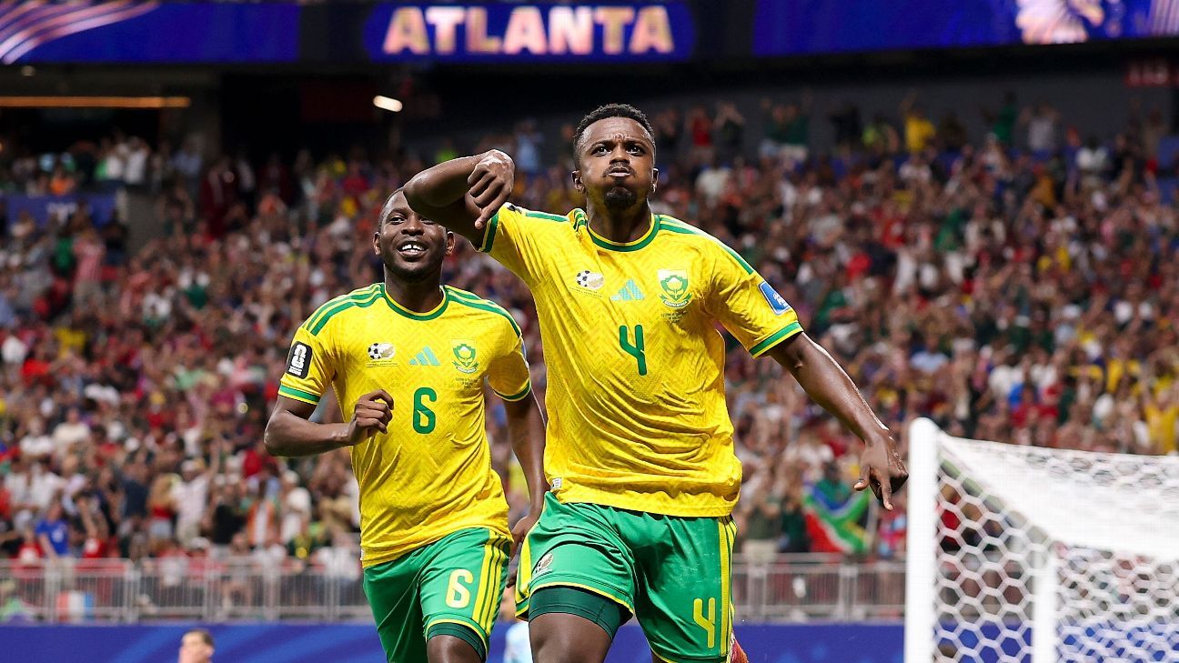 Czechia 1-1 South Africa: Mokoena penalty keeps Bafana's World Cup alive - As it happened