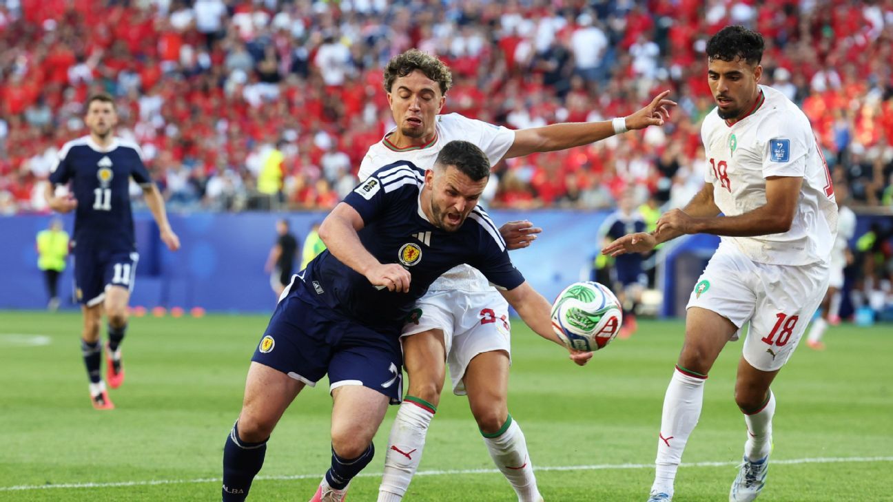 Scotland 0-1 Morocco: Ismael Saibari scores after 70 seconds Tartan Army miss chance to qualify - as it happened