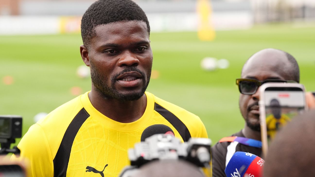 Partey 'ready' for England after missing opener