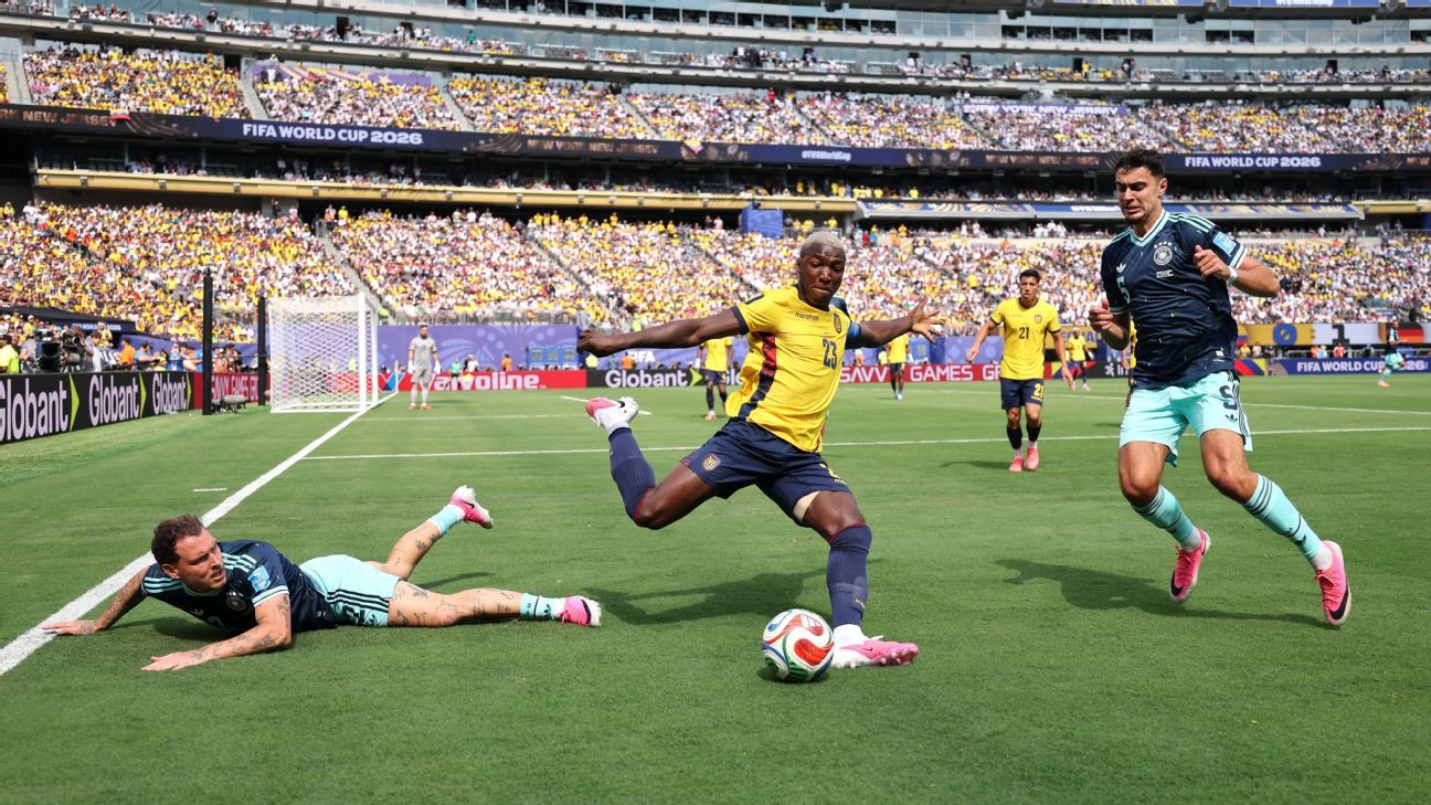 Follow live: Germany, Ecuador level after early go...