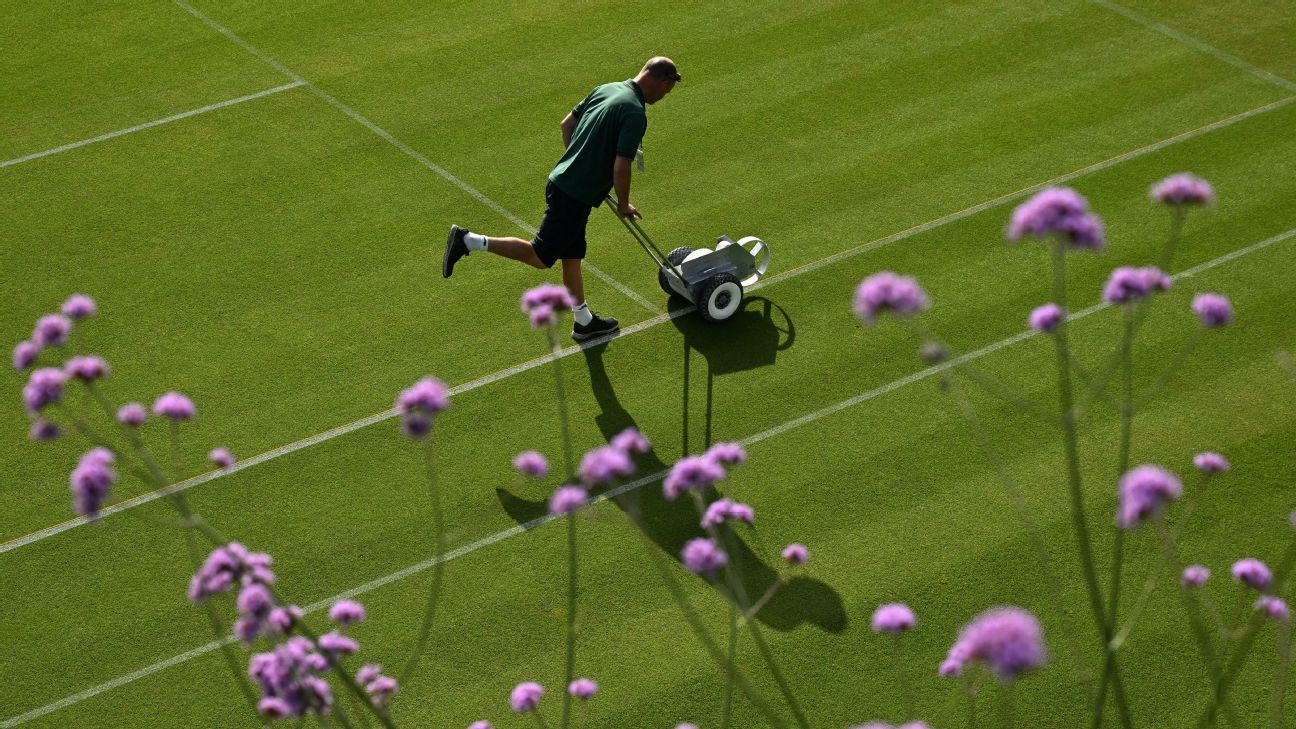 What it takes to get the courts of the All England...