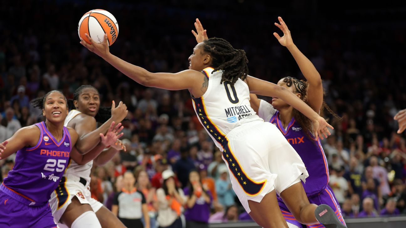 Indiana Fever supera Phoenix Mercury por 92 a 89 sem Caitlin Clark