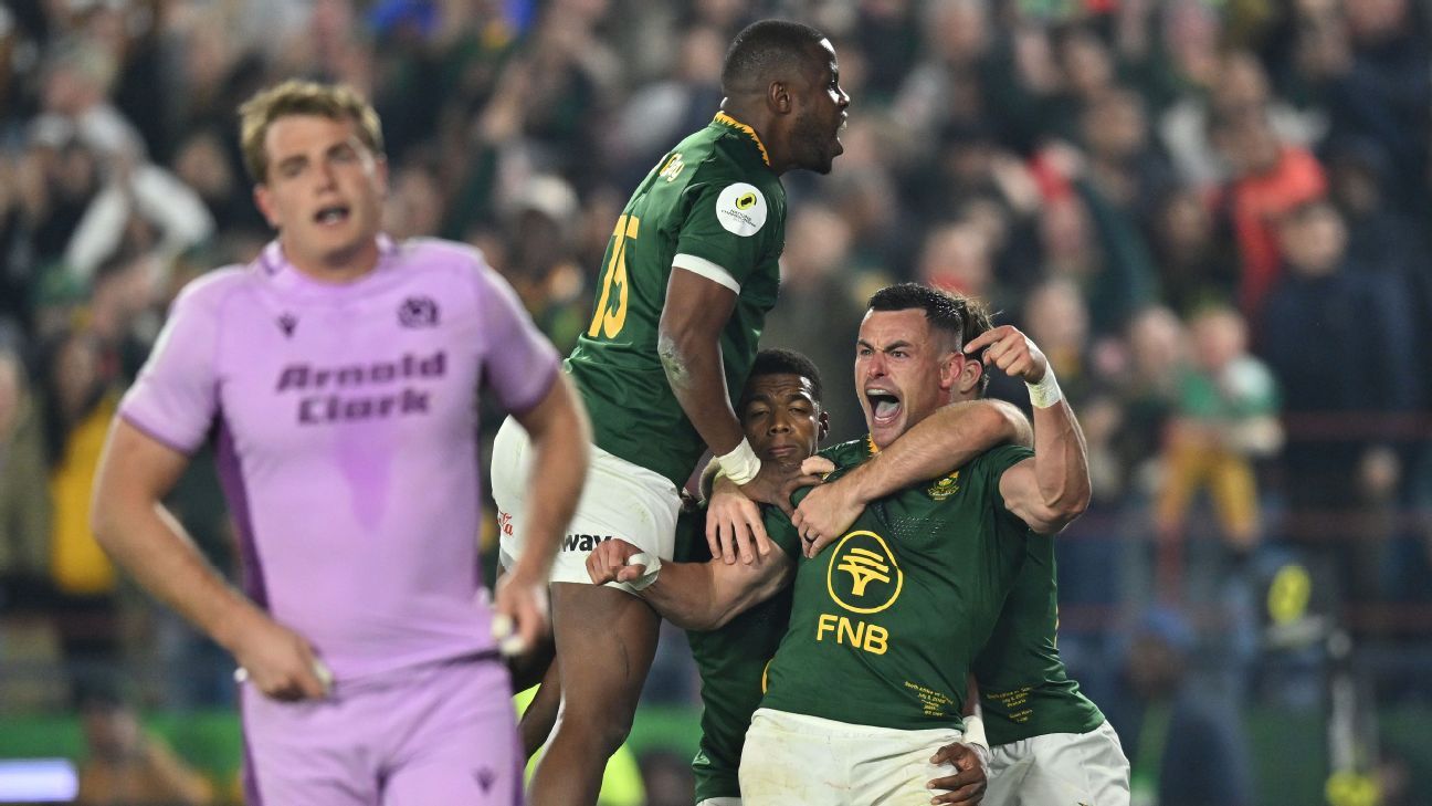 South Africa vs. Wales - Will Boks keep unbeaten Nations Championship record intact?