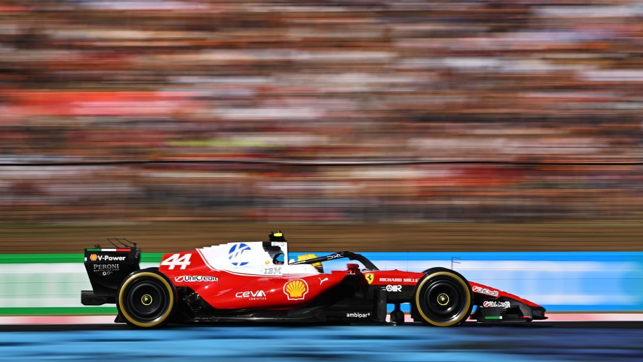 Hamilton sets the pace in second practice