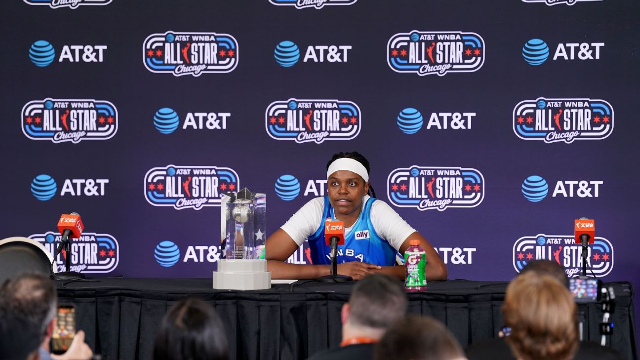 Jonquel Jones é MVP do Jogo das Estrelas da WNBA em semana emocional marcada por perdas e polêmicas