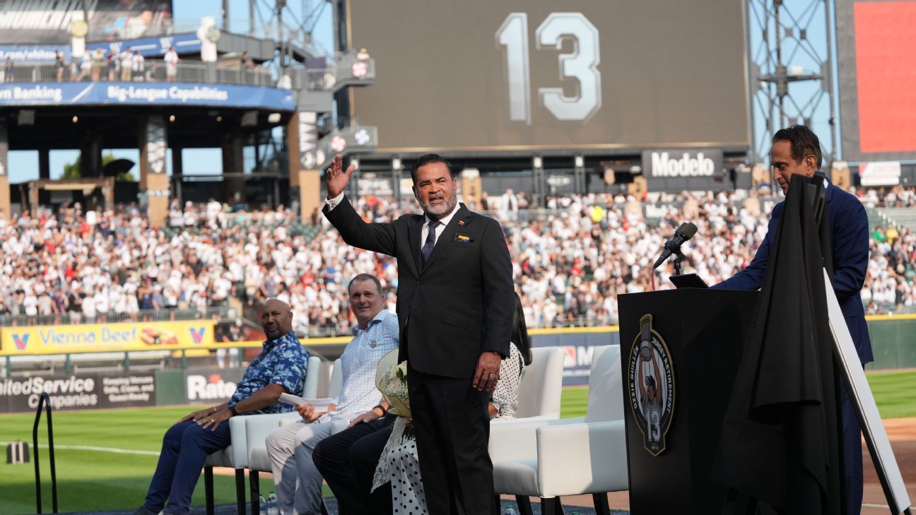 White Sox retiran el número 13 de un