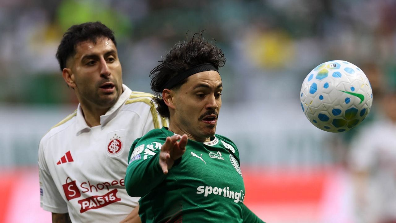 Palmeiras não sai do zero com o Inter, tropeça mais uma vez em casa e pode ver Flamengo diminuir distância no Brasileiro