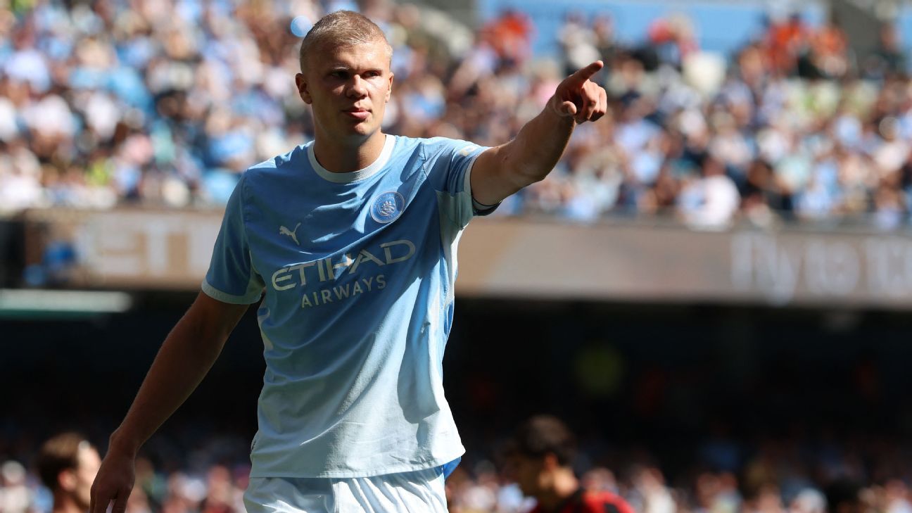 Com Haaland 'careca', City vira no fim contra Bournemouth de Rayan e ...