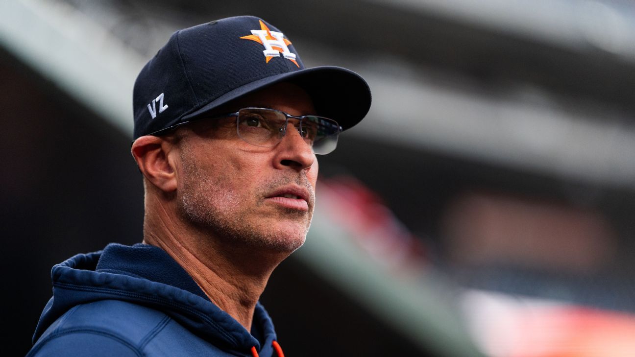 Astros' Espada misses game for family emergency