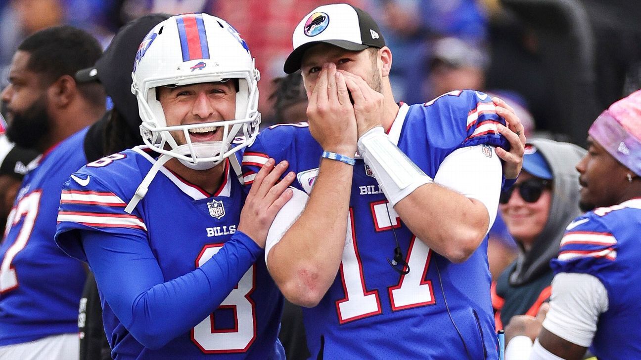 Josh Allen shares locker room pranks and jokes with teammates