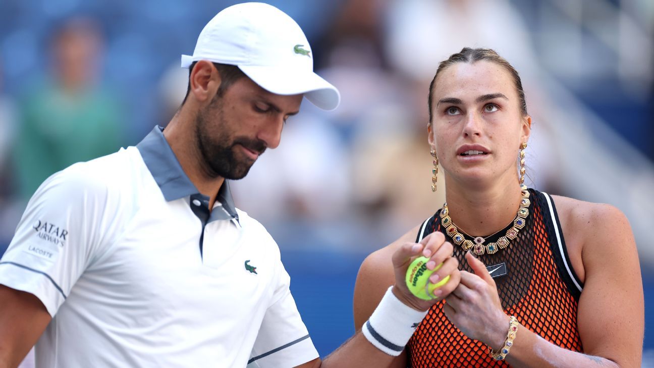 Sabalenka, Djokovic fall in US Open mixed doubles