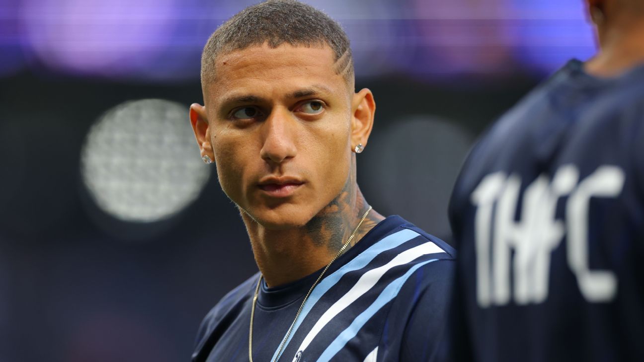 Richarlison continua fora do Tottenham — photo: ESPN Brasil Futebol