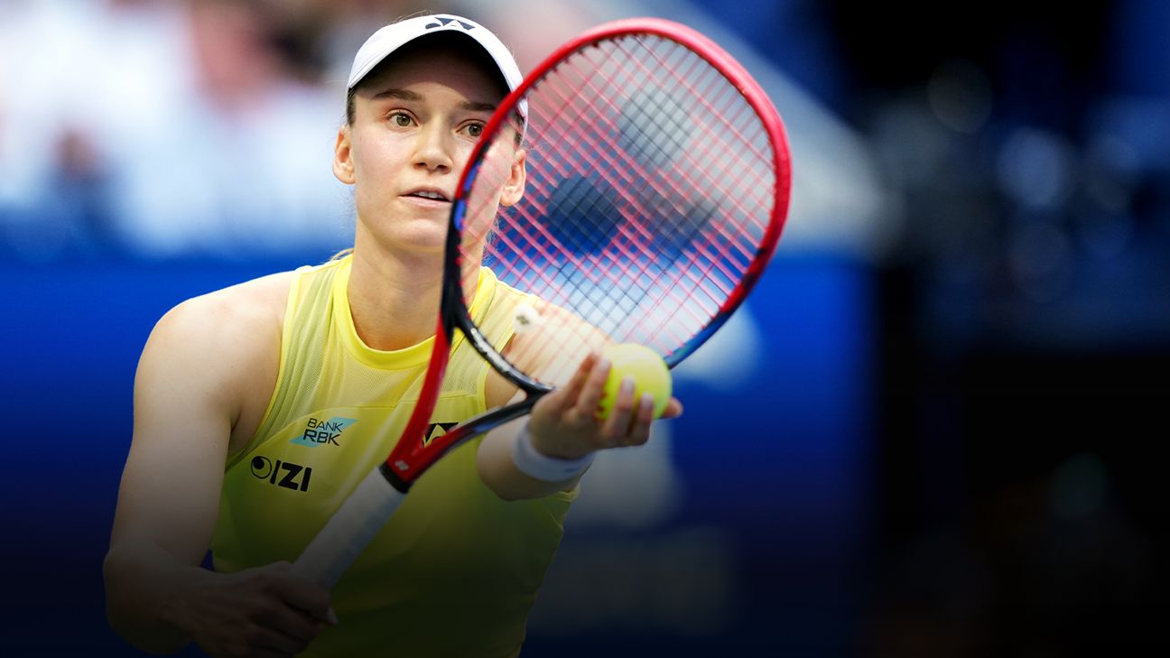 Rybakina reaches Ningbo quarterfinals after Kudermetova retires