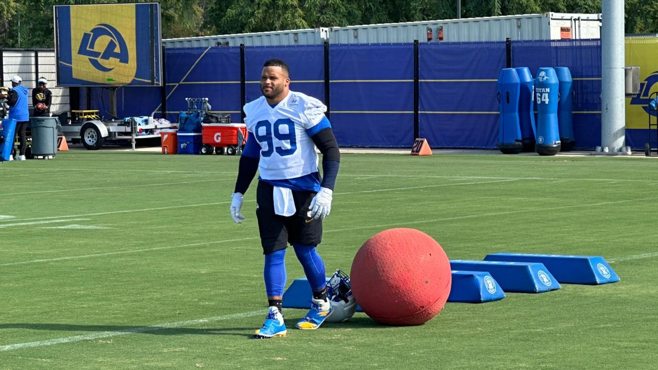 Rams: Donald planea jugar; Nacua con molestias