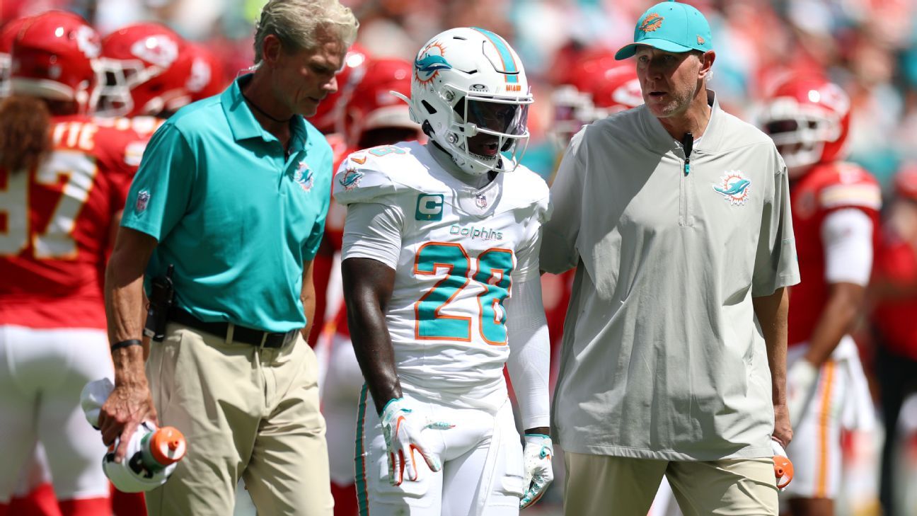 Free agents highlighted as Gordon leads RB options to replace Achane