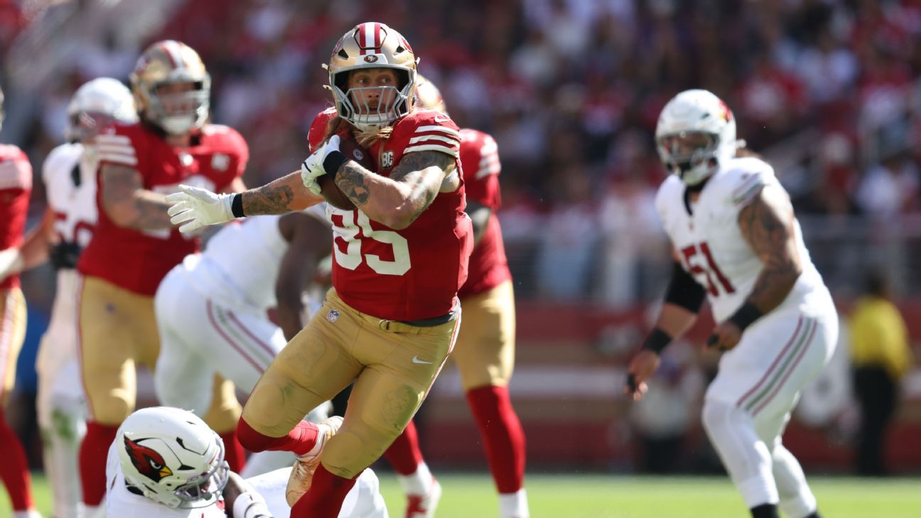 George Kittle returns after 243-day recovery from torn Achilles