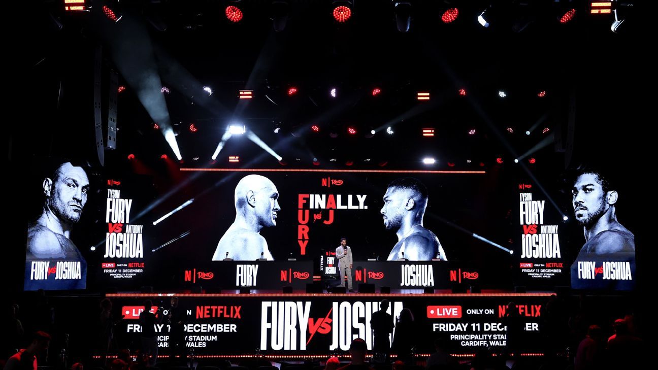Tyson Fury and Anthony Joshua to Meet in London Ahead of December 11 Fight