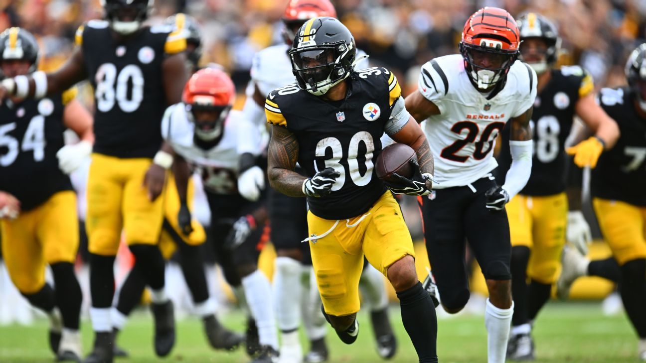 Buzz: Jaylen Warren in for heavy workload, 10 Week 4 trends to know