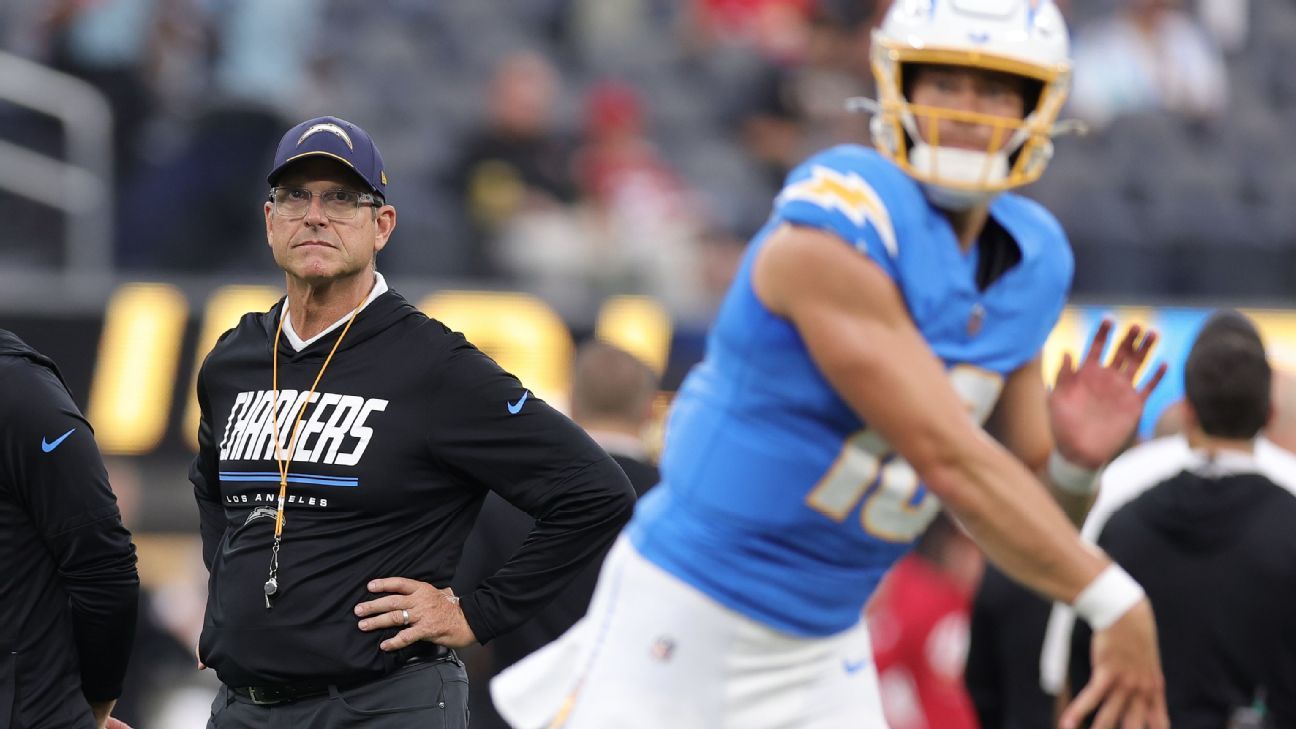 Heartbreak after heartbreak and now 0-3 ... can Harbaugh, Herbert salvage the spiraling Chargers?