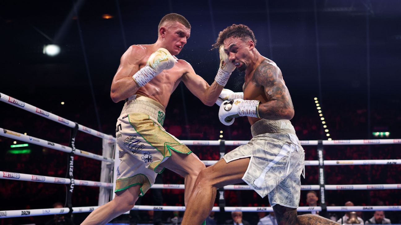 Ben Whittaker domina a Conor Wallace y sobrevive a un cierre caótico