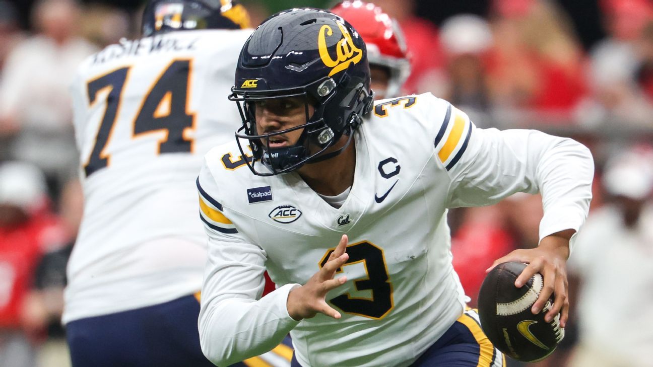 Cal QB Sagapolutele pulled from loss to UNLV after hit to head