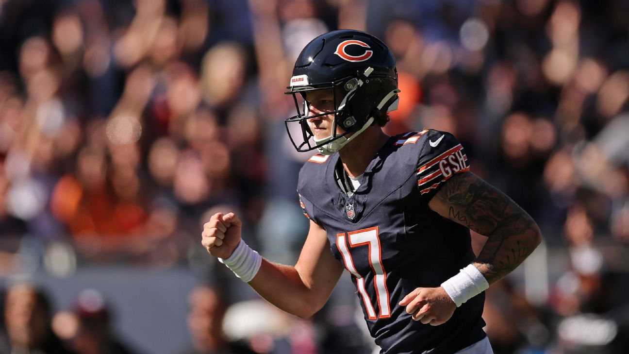 Photo: espn.com.ar Tyson Bagent to Start at QB for Bears vs. Packers, says Ben Johnson