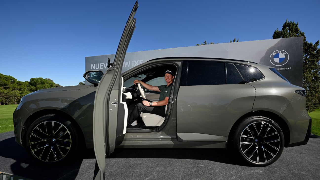 Hillier wins electric BMW SUV with hole-in-one at Spanish Open